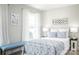 Serene bedroom featuring natural light, white curtains, and a comfortable bed at 5107 Raging Creek Dr, Indian Trail, NC 28079