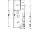 First floor floorplan showing kitchen, cafe, garage, Gathering room, foyer, and porch at 5666 Stafford Rd # 9, Charlotte, NC 28054