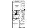 Second floor floorplan showing primary suite, bedroom 2, bedroom 3, baths, laundry, and walk in closets at 5666 Stafford Rd # 9, Charlotte, NC 28054