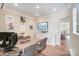 Modern office showcases displays, desk setup, and ample lighting at 5666 Stafford Rd # 9, Charlotte, NC 28054