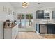 Breakfast nook with a view of the pool at 8007 Maxwelton Dr, Huntersville, NC 28078