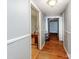 Hallway featuring hardwood floors and neutral wall colors at 106 Deaver St, Chester, SC 29706