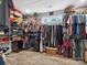 Spacious walk-in closet with custom shelving and ample storage for clothes and accessories at 107 Pressley St, Clover, SC 29710