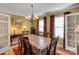 Traditional dining room with hardwood floors, chandelier, and classic furnishings at 1110 Archer Farm Dr, Salisbury, NC 28144