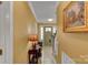 Inviting hallway with tiled floor, natural light and access to front door at 1110 Archer Farm Dr, Salisbury, NC 28144
