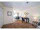 Bright dining area with a modern table set, sliding glass door, and stylish decor at 15042 Deshler Ct, Charlotte, NC 28273