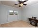 Bedroom with neutral walls, a ceiling fan, and carpeted floors at 160 Eagle Dr, Salisbury, NC 28144