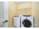 Cozy laundry room with washer and dryer at 170 Glenn Allen Rd, Mooresville, NC 28115