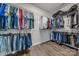 Walk-in closet offering ample hanging and storage space for clothes and accessories at 1905 Tranquility Blvd, Lancaster, SC 29720