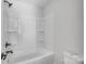 Bathroom featuring a white tub/shower combo with modern fixtures at 1935 St Mark St, Charlotte, NC 28216