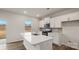Modern kitchen with white cabinets, quartz countertops, and stainless steel appliances at 2605 Goose Fair Rd, Maiden, NC 28650