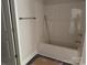 Bright white shower with a shower head, bathtub and chrome hardware at 2924 Noritake Trl # 67, Albemarle, NC 28001