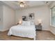 Large primary bedroom with a ceiling fan, hardwood floors, and comfortable bed at 3066 Orion Dr, Fort Mill, SC 29707