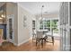 Cozy breakfast nook offers natural light and pool views at 310 E Waterlynn Rd, Mooresville, NC 28115