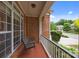 Relaxing porch featuring a hanging bench, offering a serene spot to enjoy the neighborhood view at 310 E Waterlynn Rd, Mooresville, NC 28115