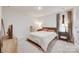 Cozy bedroom with neutral tones, carpet, and natural light from the window at 3101 Virginia Trail Ct, Fort Mill, SC 29715