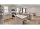 Spacious kitchen featuring stainless steel appliances, light-colored cabinetry, and a center island at 3101 Virginia Trail Ct, Fort Mill, SC 29715