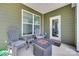 Cozy outdoor patio featuring gray chairs and a fire pit, perfect for outdoor entertaining in a home at 3101 Virginia Trail Ct, Fort Mill, SC 29715