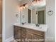 Bathroom featuring double vanity, stylish lighting, and ample storage space, creating a functional design at 3439 Stags Leap Way, York, SC 29745