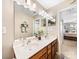 Spacious bathroom with a double sink vanity and ample lighting, near the bedroom at 3446 Broadwick St, Charlotte, NC 28213