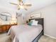 Serene bedroom featuring a full bed, side table, and a window at 3446 Broadwick St, Charlotte, NC 28213