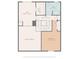Upstairs floor plan featuring a loft, bedroom, walk-in closet, hall, and bathroom at 3446 Broadwick St, Charlotte, NC 28213