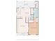 First floor plan features a living room, kitchen, primary bedroom, and two bathrooms at 3446 Broadwick St, Charlotte, NC 28213