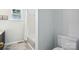 This bathroom features a shower/tub combo and updated vanity at 3810 Selwyn Farms Ln # 3, Charlotte, NC 28209