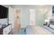 This bedroom offers great closet space and an adjoining bathroom at 3810 Selwyn Farms Ln # 3, Charlotte, NC 28209