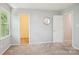 This bedroom offers both closet and bathroom access at 3810 Selwyn Farms Ln # 3, Charlotte, NC 28209