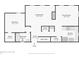 Detailed first floor plan showcasing the layout of the bedrooms, kitchen and living areas at 3810 Selwyn Farms Ln # 3, Charlotte, NC 28209