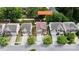 This beautiful property has a lovely manicured lawn and mature trees at 392 Winecoff Woods Nw Dr, Concord, NC 28027