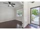 Bright foyer with hardwood floors, a window, and access to a separate living area at 392 Winecoff Woods Nw Dr, Concord, NC 28027