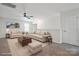 Inviting living room featuring neutral tones, comfortable seating, and stylish decor, creating a cozy atmosphere at 392 Winecoff Woods Nw Dr, Concord, NC 28027