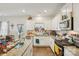 Charming kitchen features white cabinets, granite countertops, and stainless appliances at 3985 Village Nw Blvd, Conover, NC 28613