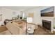 Inviting living room with ample seating, fireplace, and neutral decor at 3985 Village Nw Blvd, Conover, NC 28613