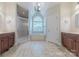 Elegant bathroom with soaking tub, stand up shower, and dual vanities at 4113 Hoffmeister Dr, Waxhaw, NC 28173