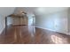 Large bonus room with hardwood flooring, neutral paint, lots of recessed lighting, and a ceiling fan at 4113 Hoffmeister Dr, Waxhaw, NC 28173