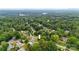 Beautiful aerial view showcases the property in a verdant neighborhood with established landscaping and nearby conveniences at 467 16Th Nw Ave, Hickory, NC 28601