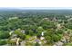 Scenic aerial view of a neighborhood with mature trees, highlighting the property's peaceful surroundings at 467 16Th Nw Ave, Hickory, NC 28601
