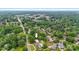 Stunning aerial view of a lush, green neighborhood showcasing the property's proximity to local amenities at 467 16Th Nw Ave, Hickory, NC 28601