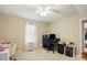 Functional bedroom provides space for working and relaxing, with ample natural light at 5359 Lake Glenn Dr, Stanfield, NC 28163