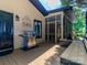 Back porch featuring a grill and a screened in patio at 6119 Bittersweet Ln, Charlotte, NC 28270