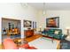 A living room featuring high ceilings and a view of the dining room at 6119 Bittersweet Ln, Charlotte, NC 28270