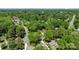 Picturesque aerial view showcases houses nestled among lush trees in a serene residential area at 6406 Old Meadow Rd, Charlotte, NC 28227
