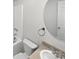 Cozy bathroom features a vanity sink, toilet, and shower/tub combination at 7308 Pleasant Hill Church Rd, Marshville, NC 28103