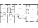 Detailed floor plan showcasing the layout of the house including bedrooms, bathrooms, kitchen, and living areas at 7308 Pleasant Hill Church Rd, Marshville, NC 28103