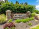 Stone sign for Roddey Park surrounded by lush greenery and manicured landscaping at 922 Bunker Trce, Rock Hill, SC 29730