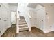 Bright hallway featuring stairs and hardwood flooring at 922 Bunker Trce, Rock Hill, SC 29730