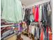 Walk-in closet with organized shelving, hanging racks, and space for shoes and accessories at 105 Banksridge Rd, Fort Mill, SC 29715